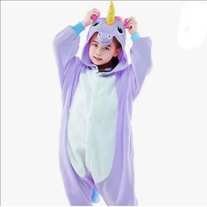 Kids Unicorn Costume - Purple and White